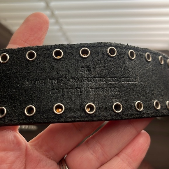 Indian Chief Black Belt, Punk, Rock, Native American Chief Head 36” - Picture 8 of 8